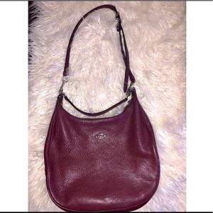Maroon COACH purse